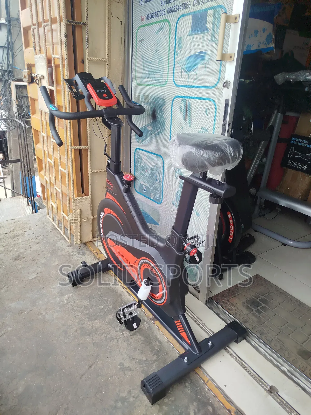Strong Spinning Bike Heavy Duty Maximum User Weight 150kg