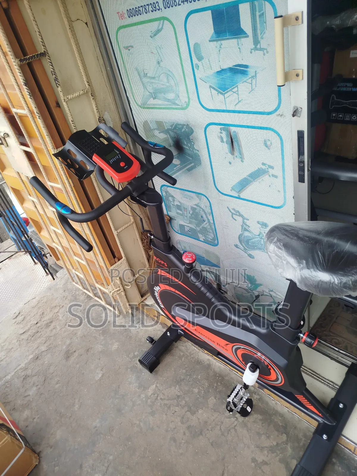 Strong Spinning Bike Heavy Duty Maximum User Weight 150kg