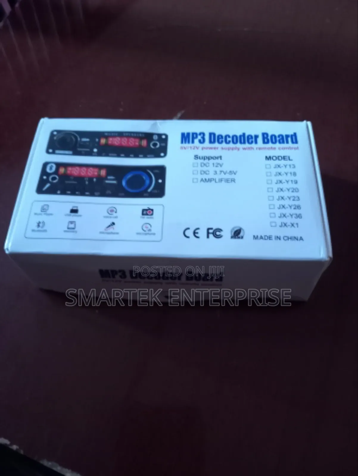 Car Amplifier Bluetooth 12v Microphon Fm Radio Audio Music Player