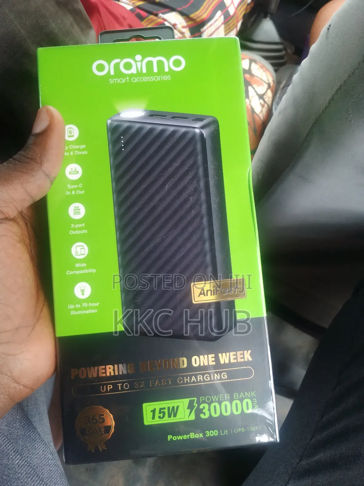 Oraimo Smart Power Bank 30000mah