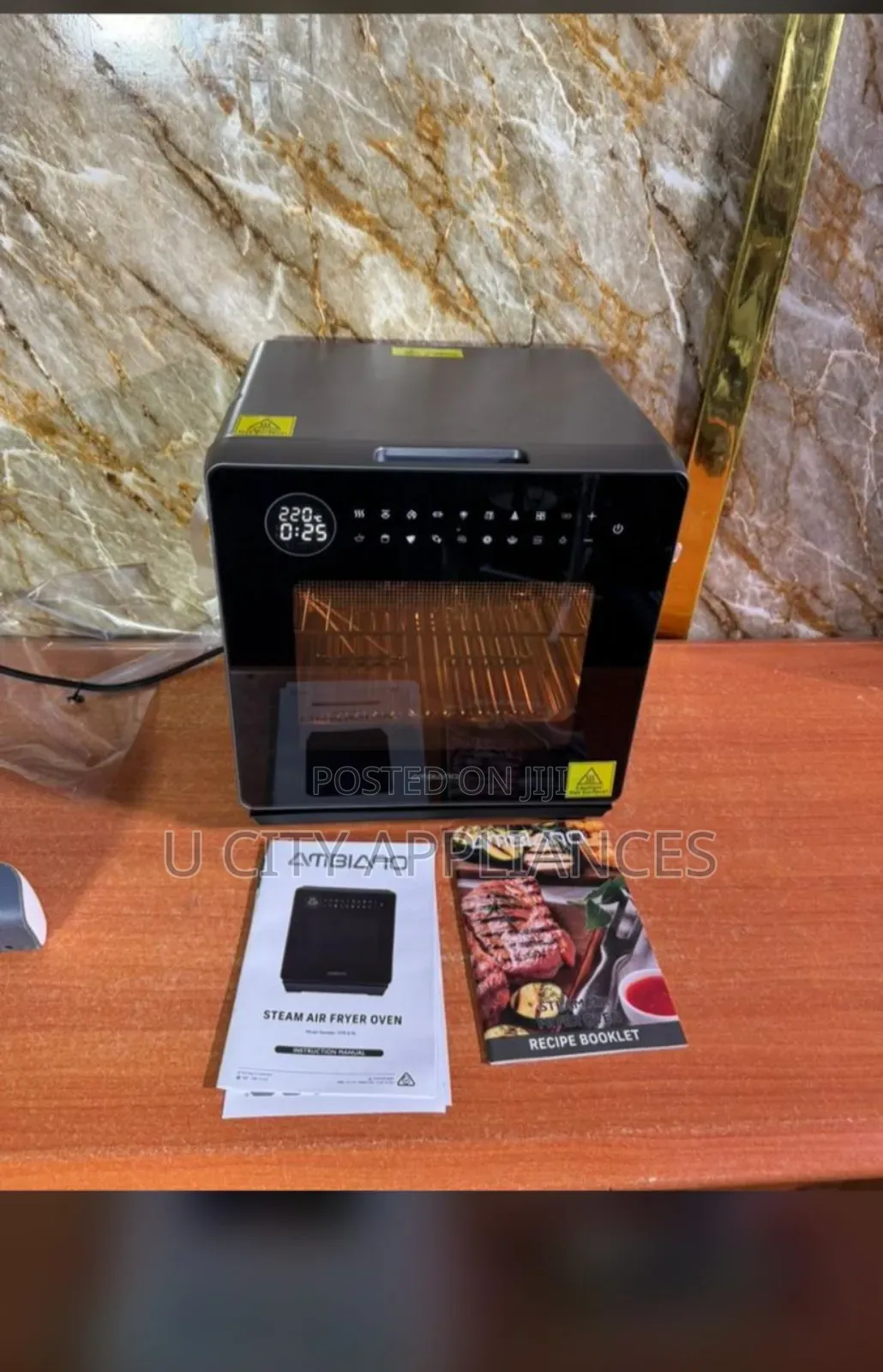 Ambano Steam Air Fryer Oven 15l