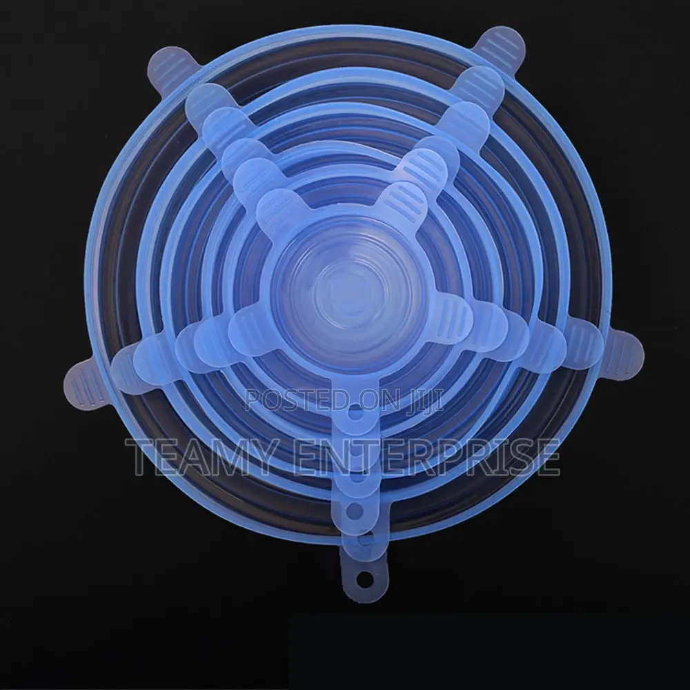 Reusable Silicone Stretch Lids Wrap Bowl Seal Cover