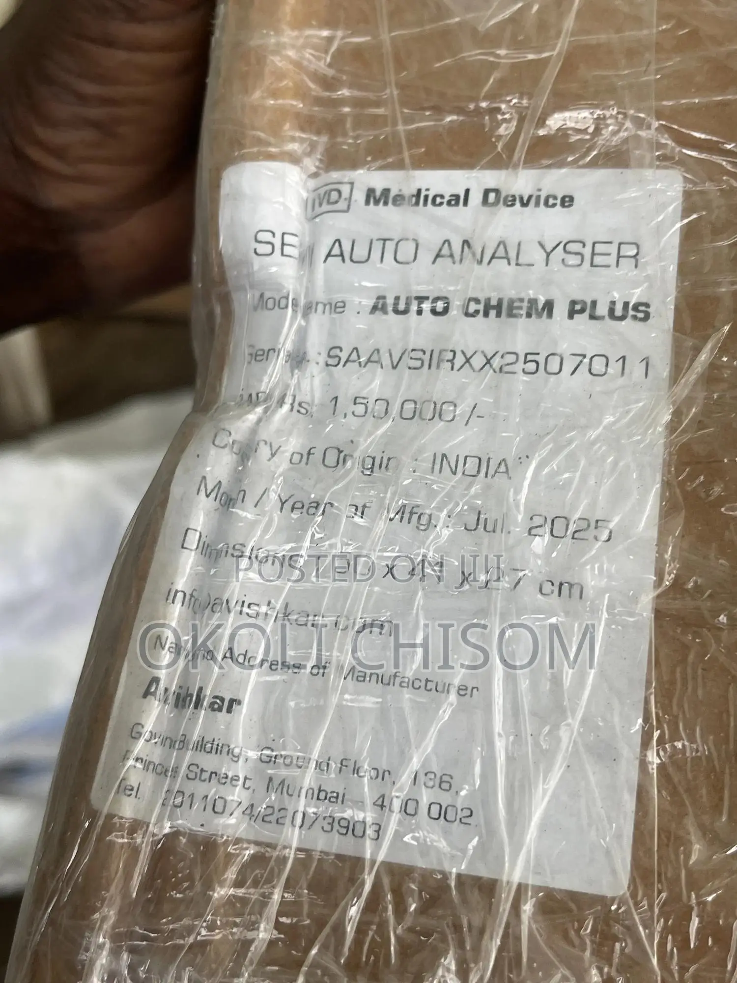 Semi Auto Analyser