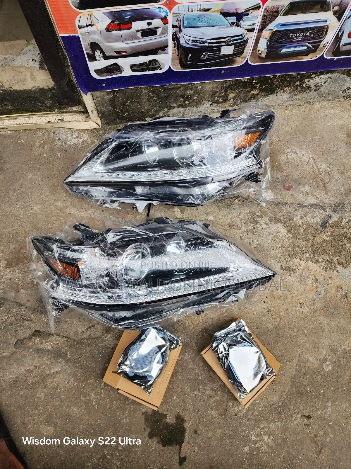 Headlights And Charger For Lexus Rx350 2013-2015 Direct Original