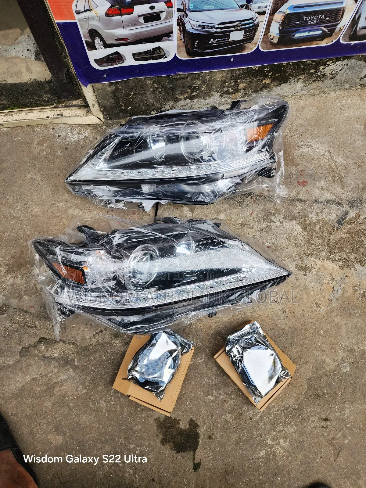 Headlights And Charger For Lexus Rx350 2013-2015 Direct Original