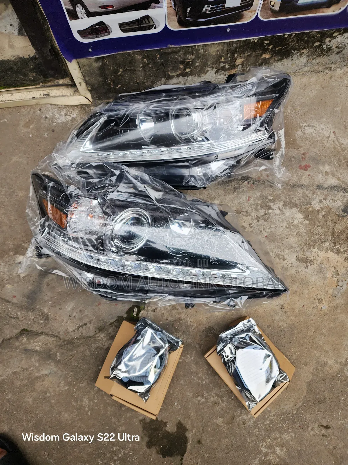 Original Headlights With Chargers For Lexus Rx350 2013-2015 Available