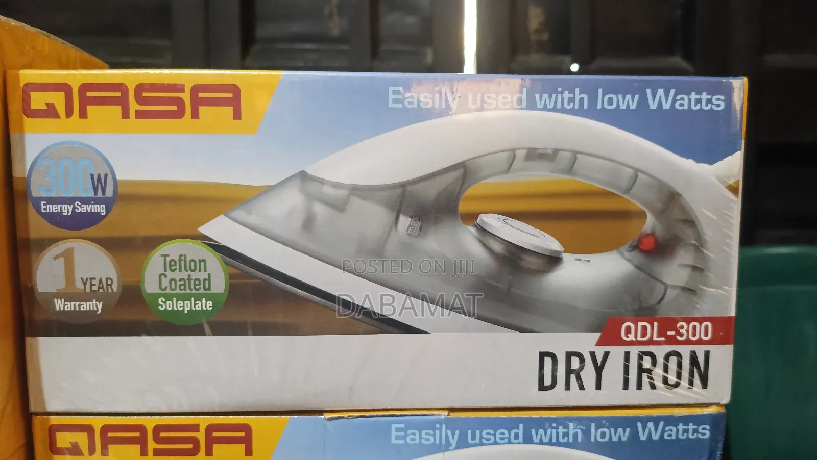 Qasa 300watts Solar/Inverter Energy Saving Pressing Iron