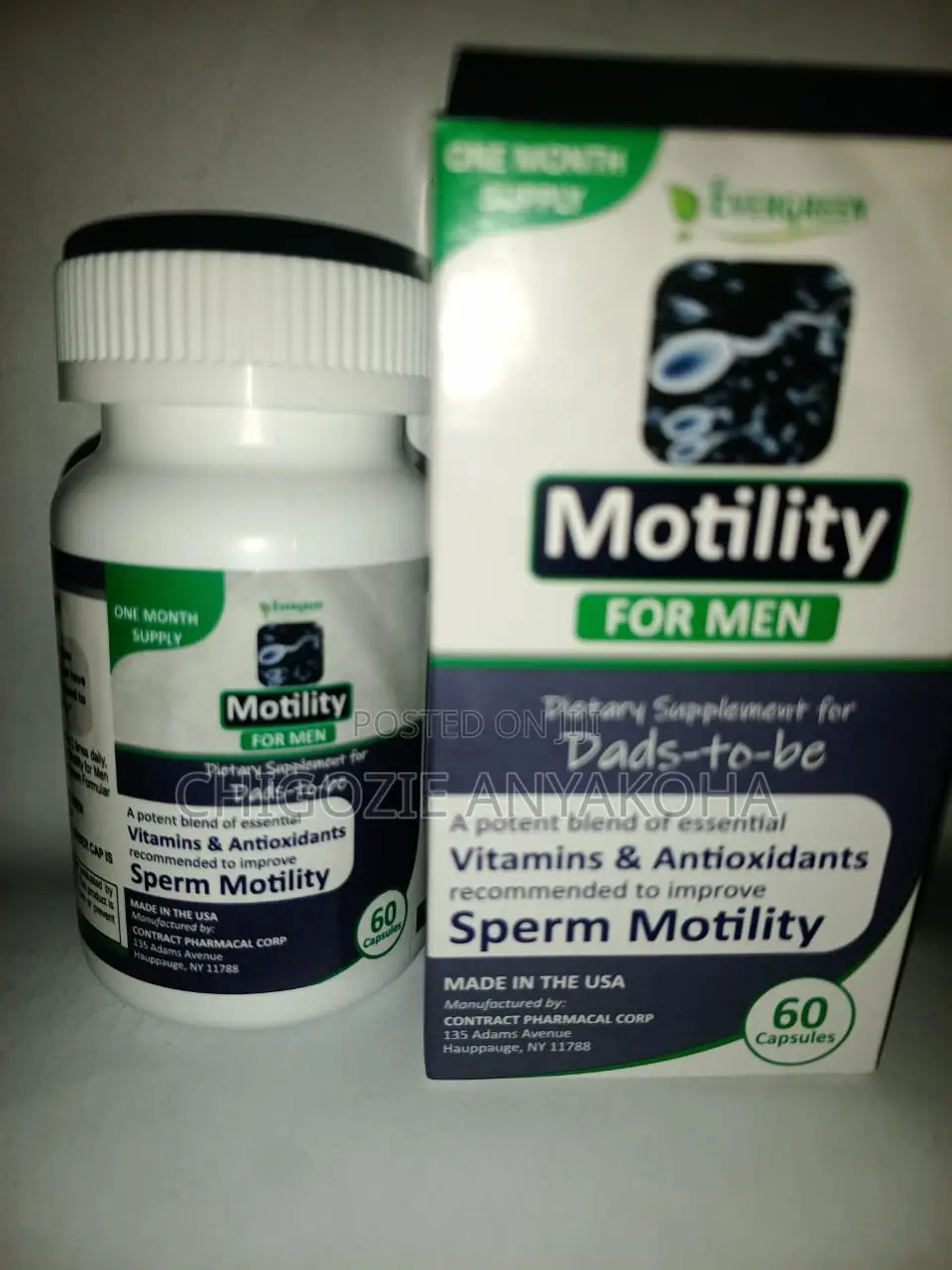 Evergreen Motility for Men (60 Capsules)