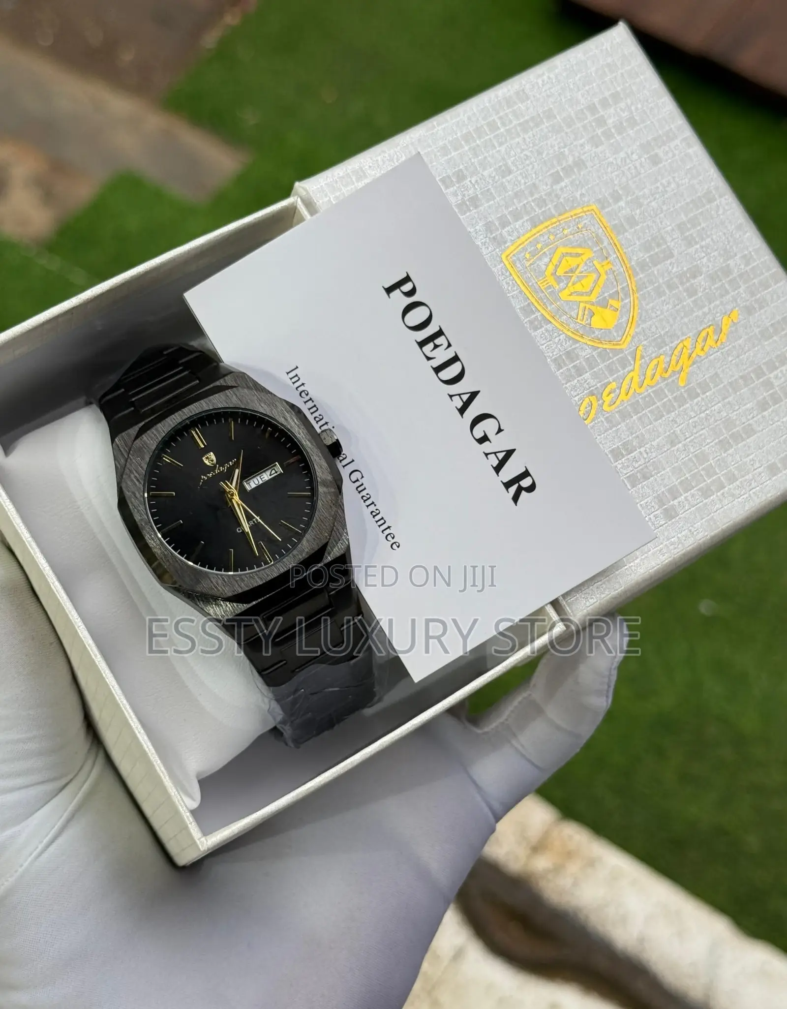 High Quality Luxury Poedagar Chain Strap Wristwatch