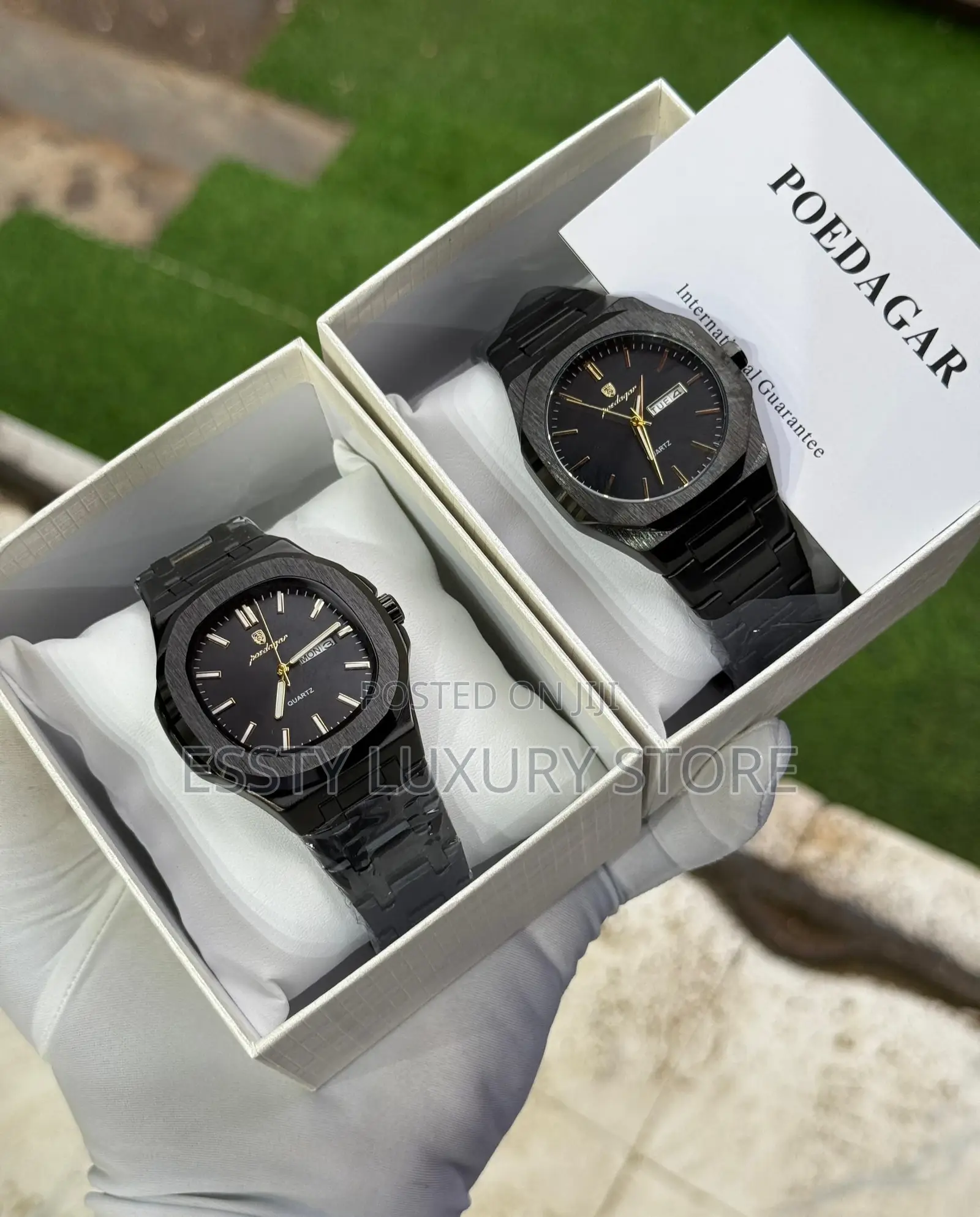 High Quality Luxury Poedagar Chain Strap Wristwatch