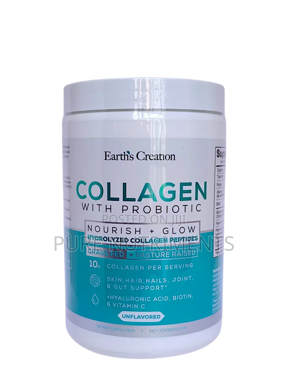 Earth's Creation Collagen With Probiotics - Nourish and Glow Skin
