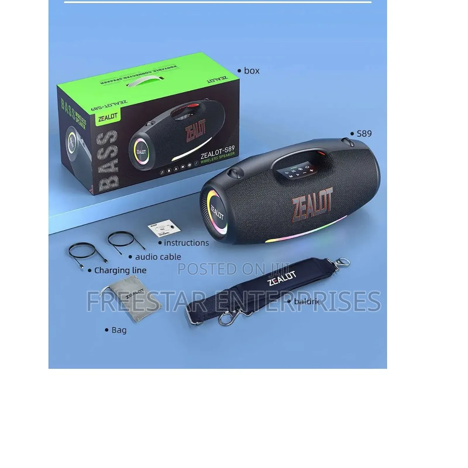 Zealot S89 Bluetooth Speaker. Zealot S89 Mp3 Player.