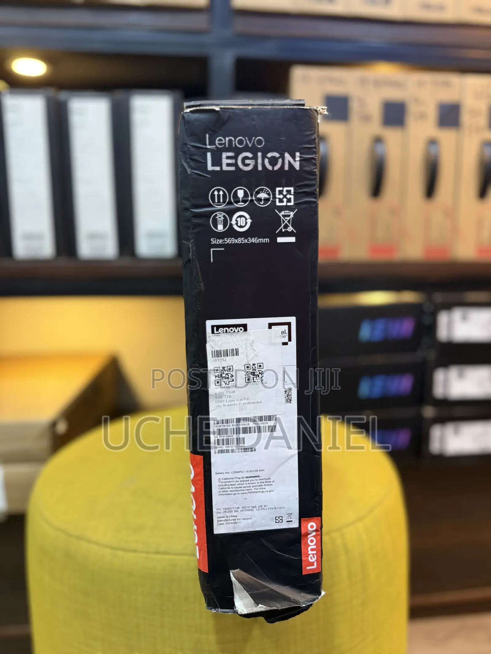 New Laptop Lenovo Legion 7 32GB Intel Core I9 SSD 2T