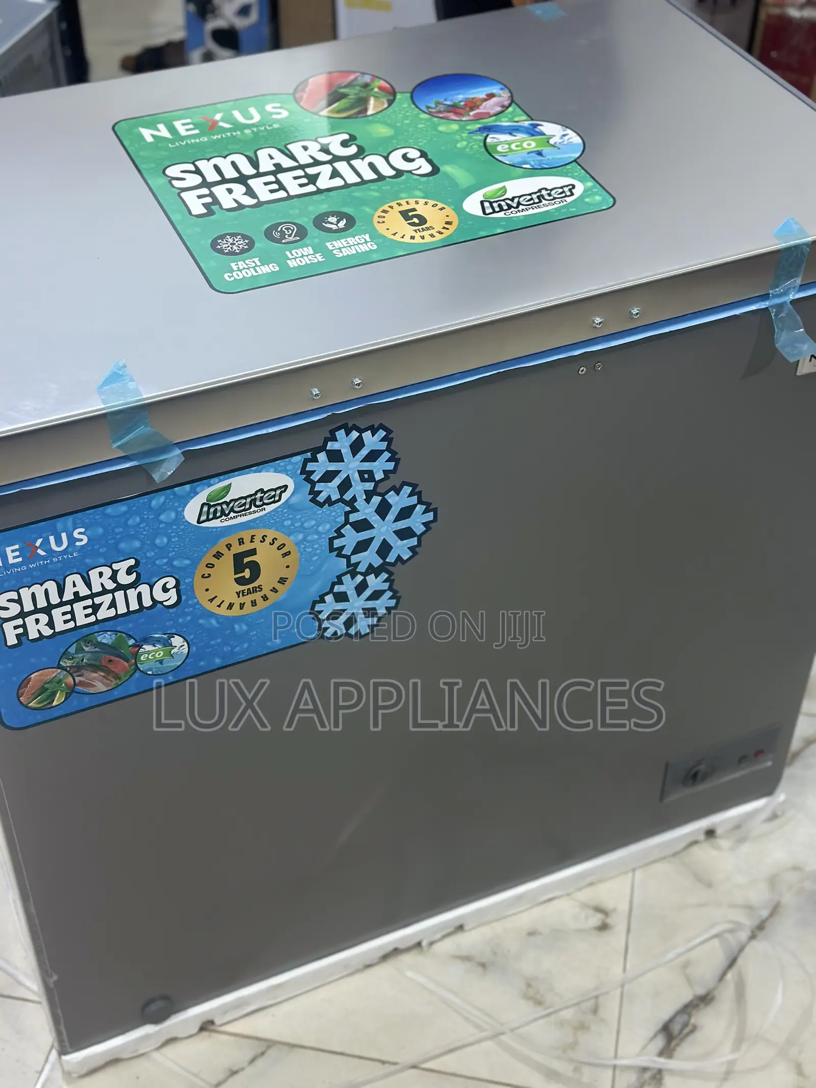 Nexus 200l Neat Fit Chest Freezer Features an Easy to Clean