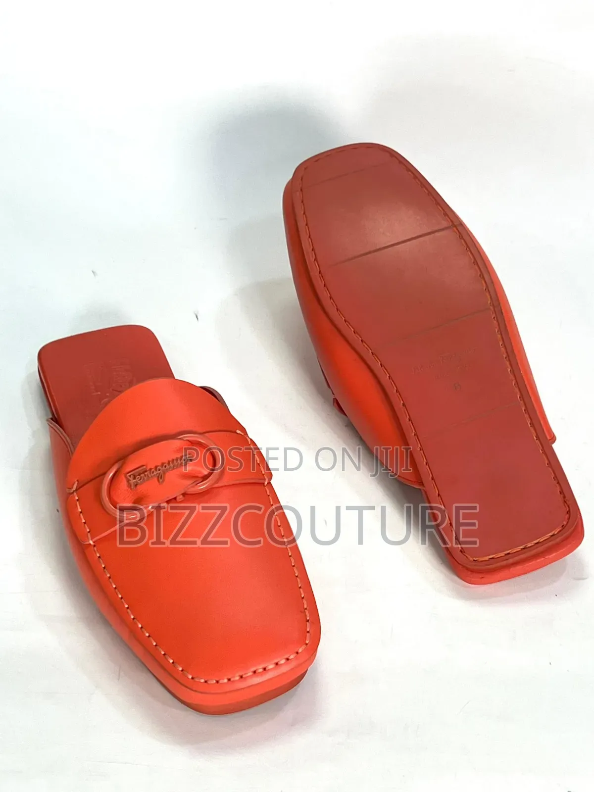 Original Ferragamo Half Shoes Available in Store