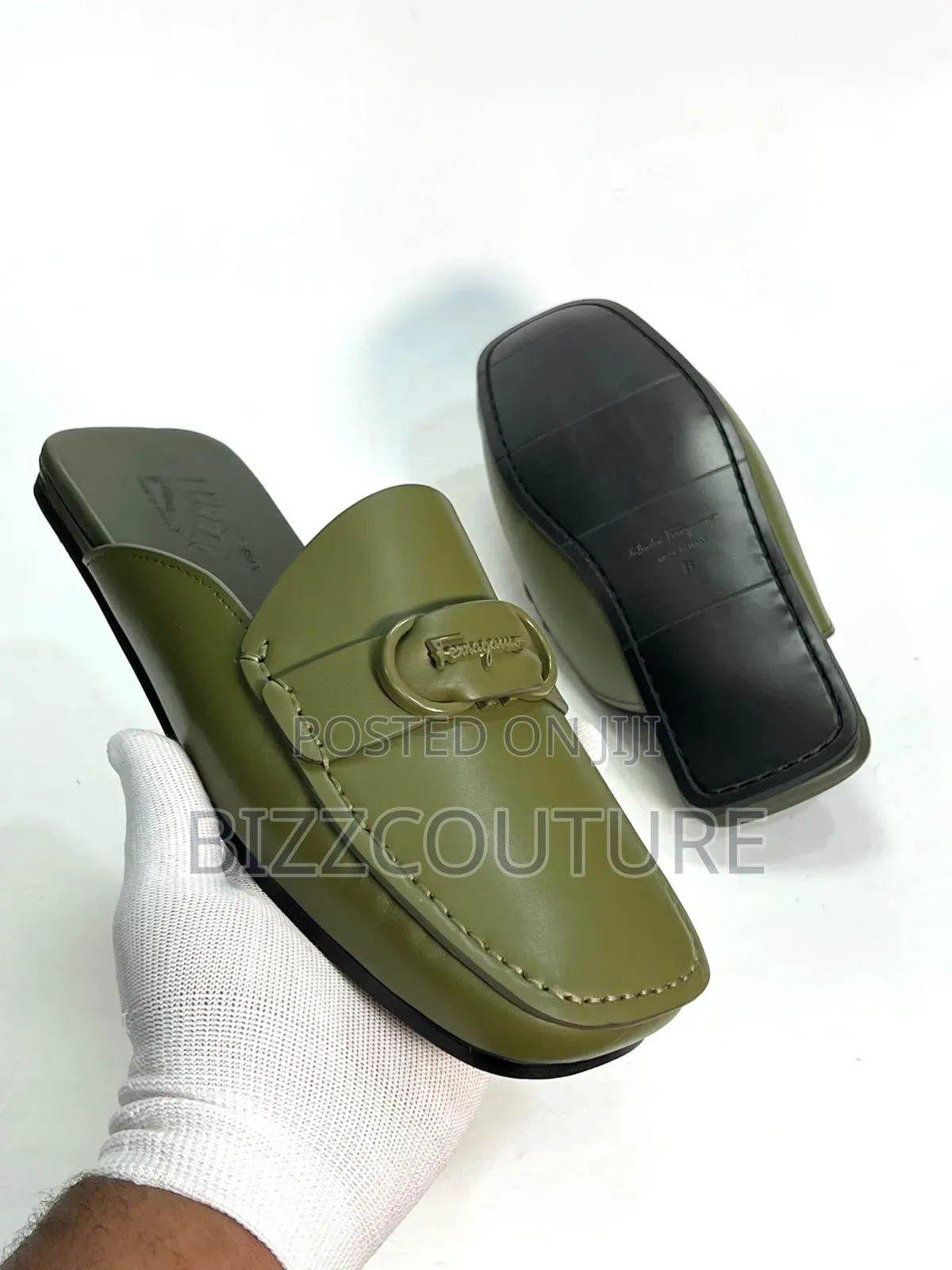 Original Ferragamo Half Shoes Available in Store