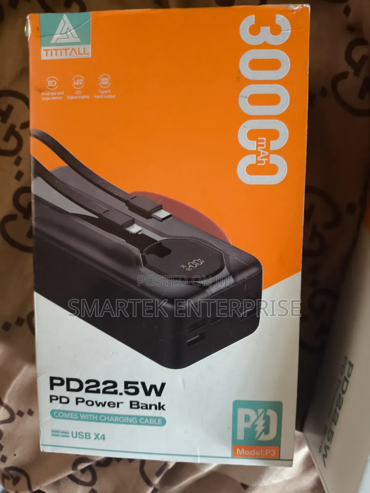 Generic 30000mah 5v Power Bank for iPhone,iPads, Android Etc