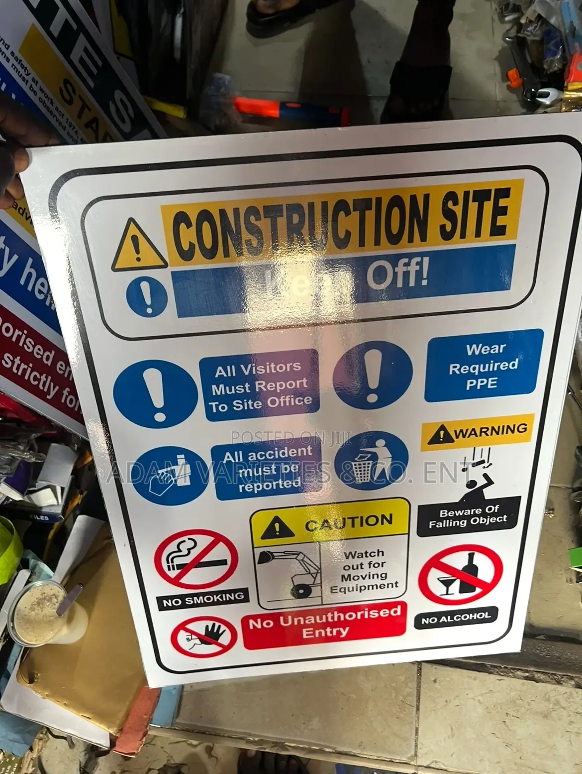 Site Safety Sign Board