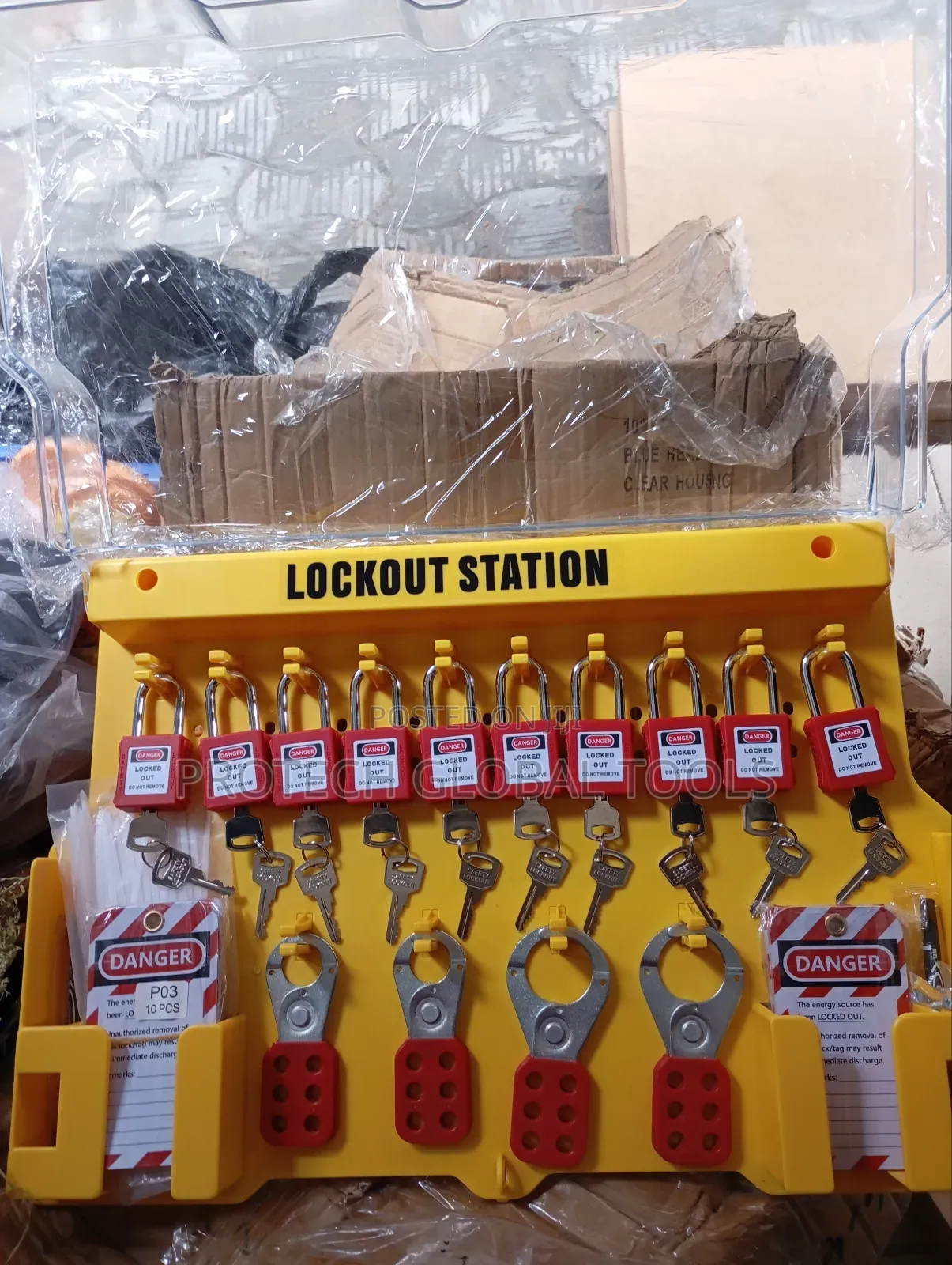 Lockout Station Set With Loto Tags