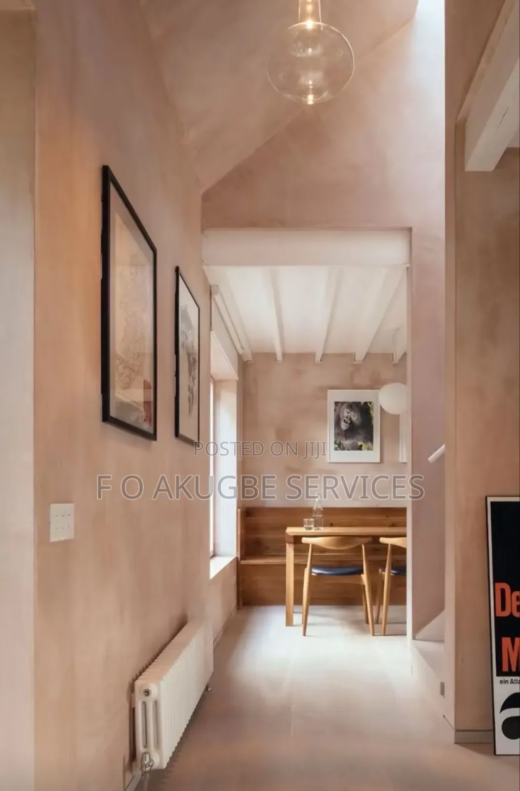 Paint Production, Application, Walls Screeding and General Painting.