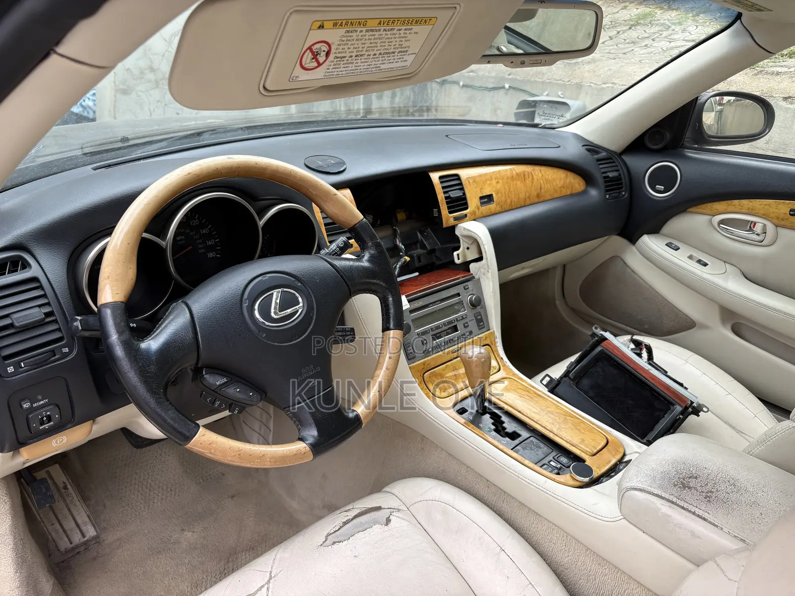 Lexus SC 430 Convertible 2007 Maroon