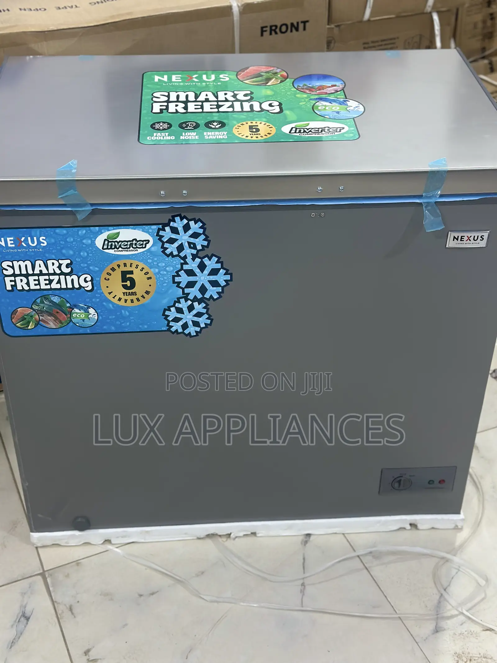 Nexus 200l Tough Shell Chest Freezer Features an Easy to Clean