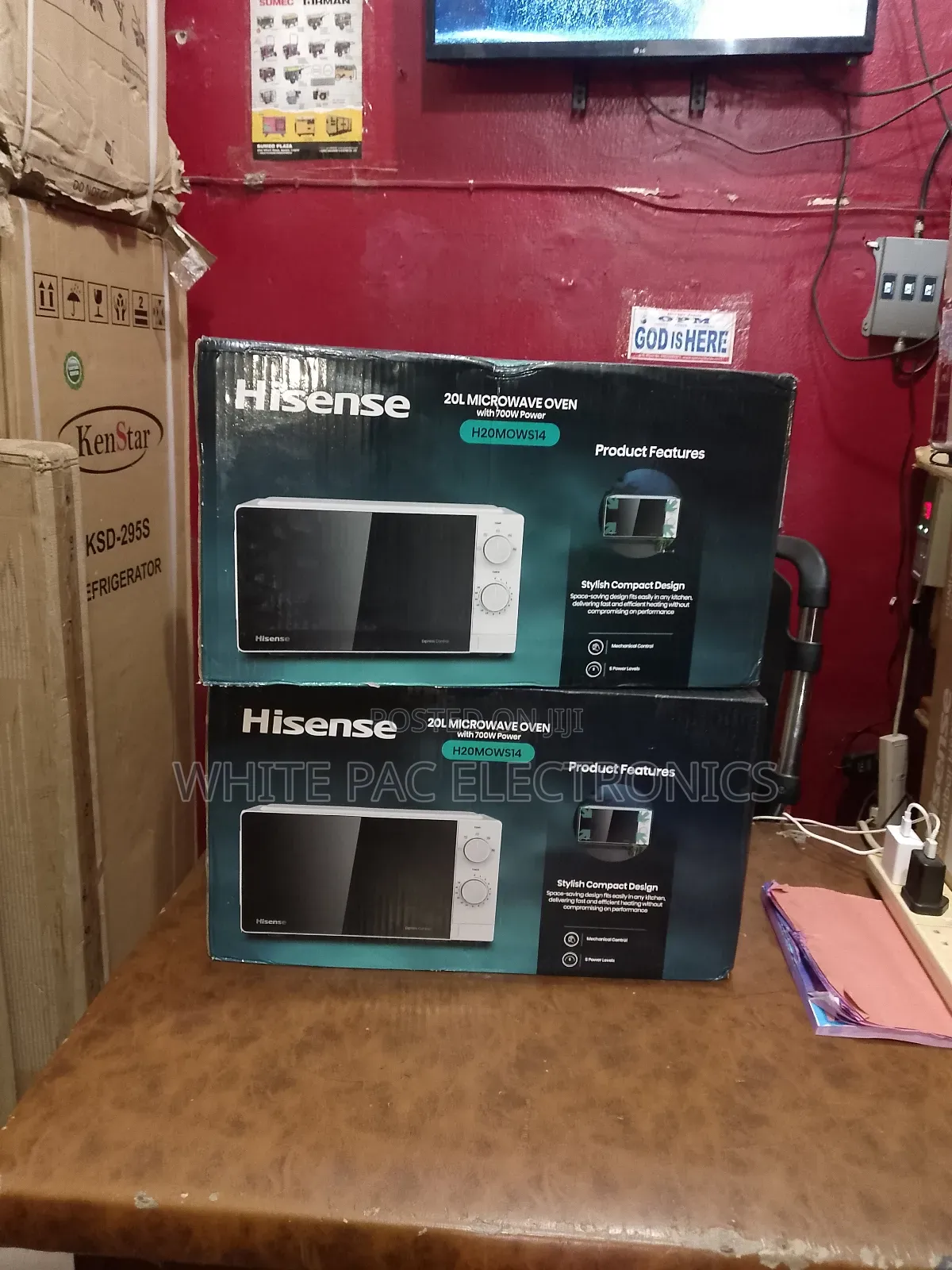 Brand New Hisense Microwave 20 Litre ( White ) H20mows14 > 1 Yrs