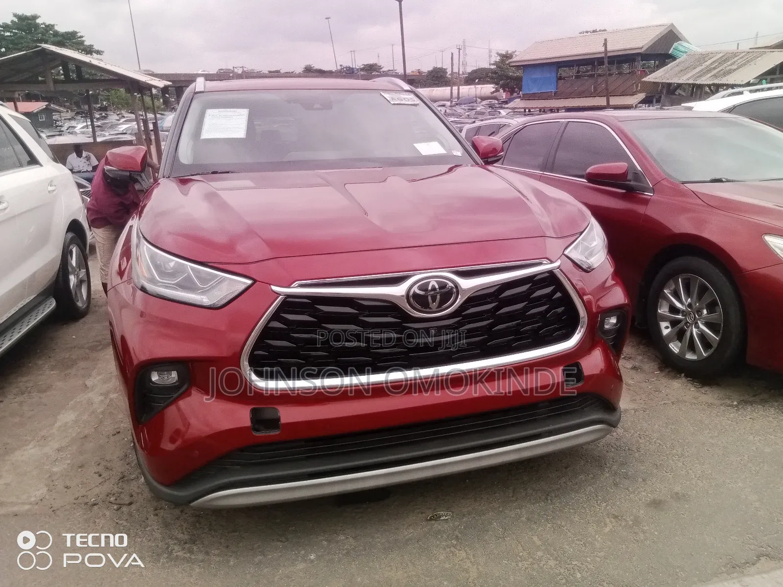 Toyota Highlander Platinum AWD 2020 Maroon