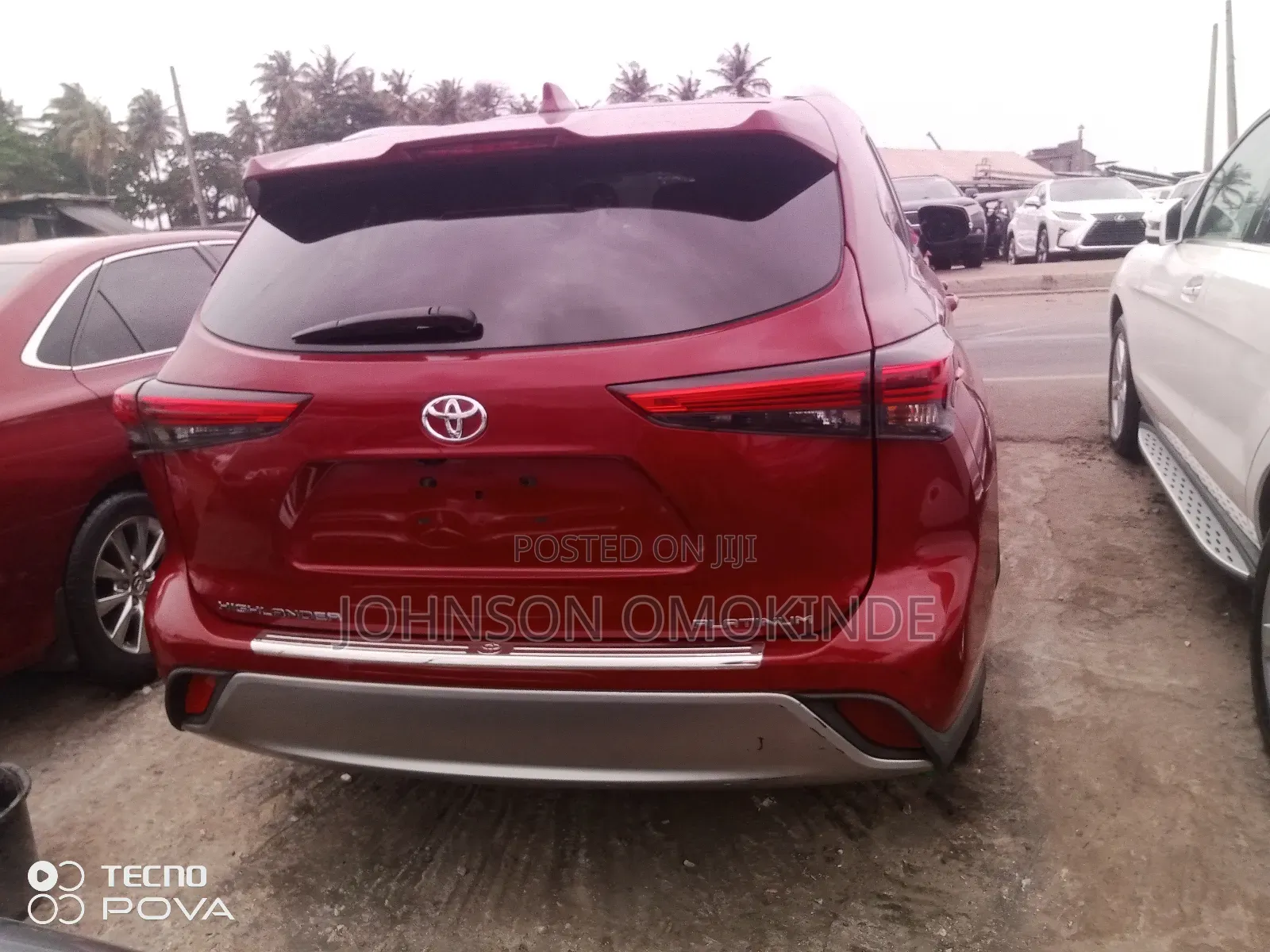 Toyota Highlander Platinum AWD 2020 Maroon