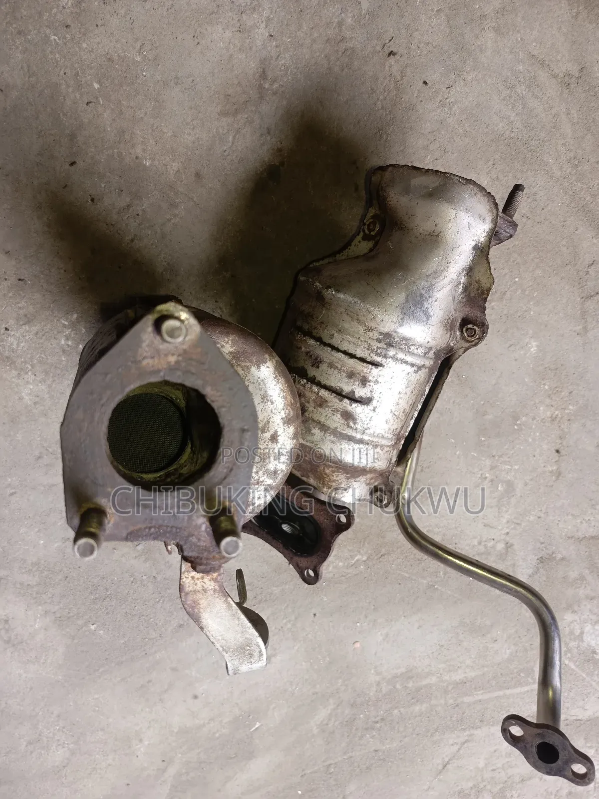 Honda Accord 2013-2017 3.5l Catalytic Converter Exhaust Pot.