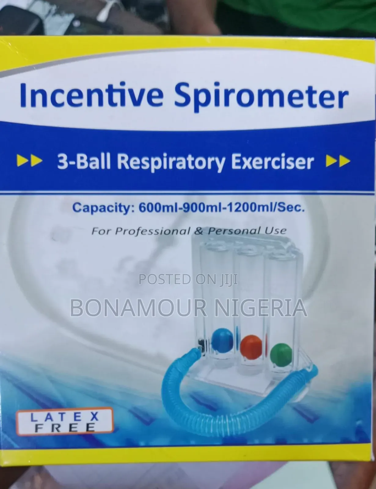 Incentive Spirometer ( 3-Ball Respiratory Exerciser)
