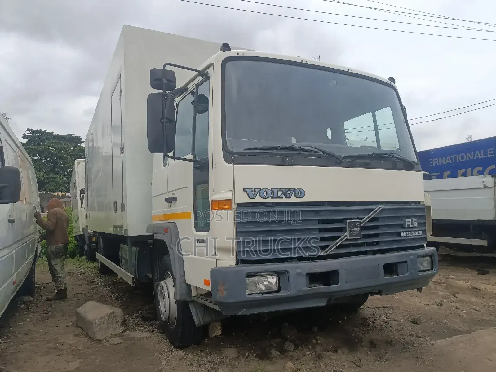 Volvo Fl6 Container Truck Spring Spring 2002 White 10tonnage Capacity