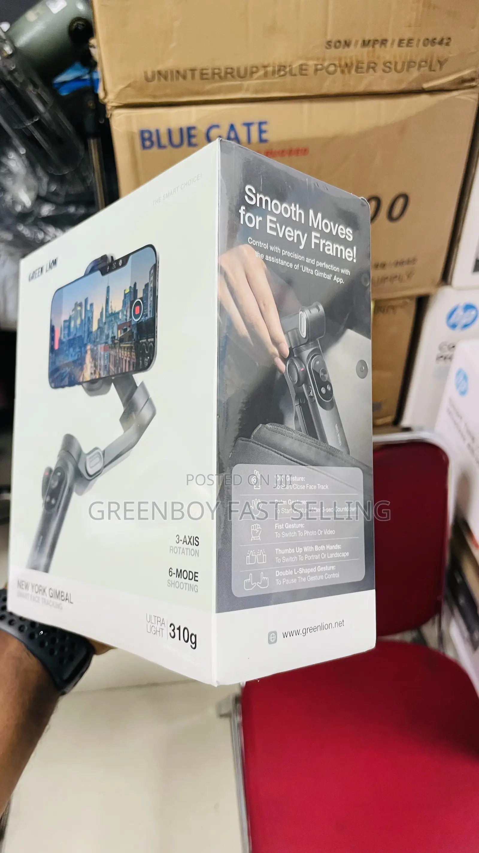 Green Lion New York Gimbal Smart Face Tracking