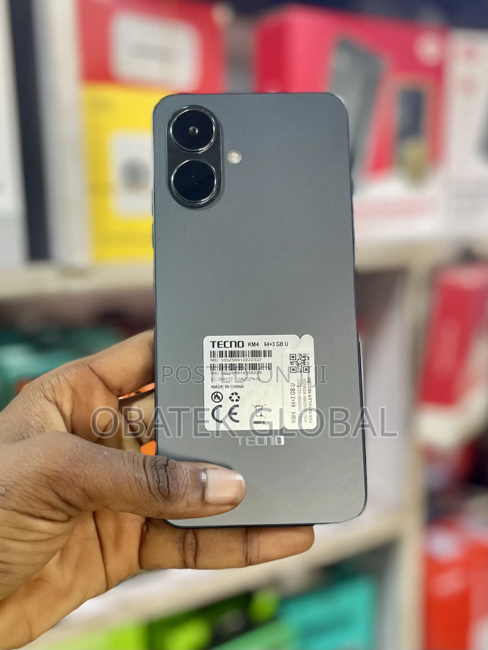 Tecno Pop 10 64 GB Black