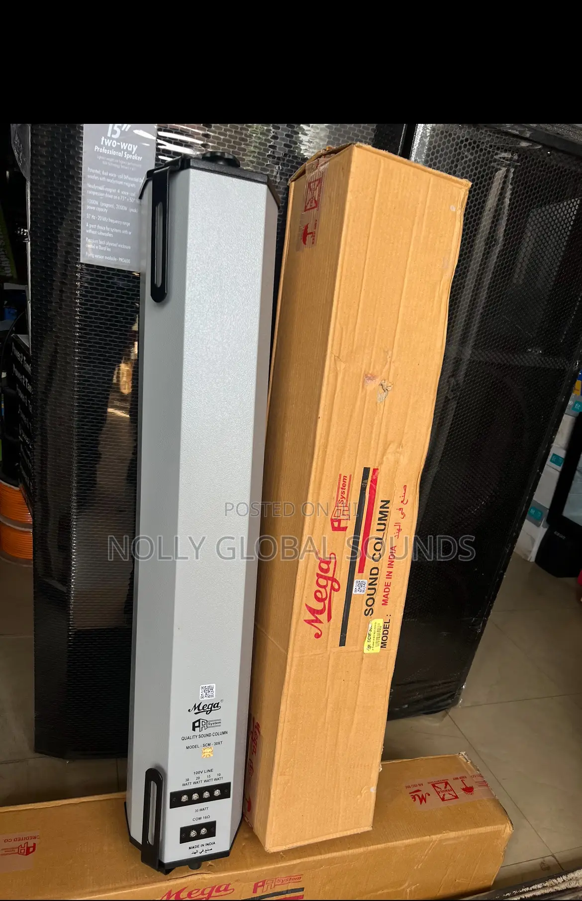 Mega 30 Watts Scm-30xt P.A. Column Speaker