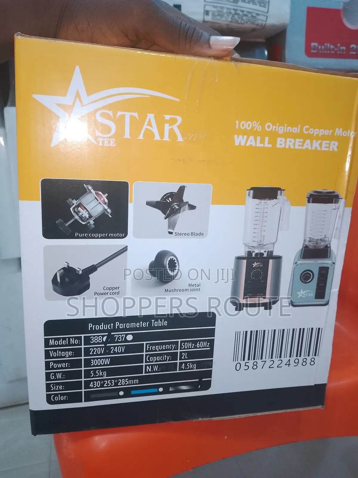 Star Wall Breaker Blender 2 In1 2l 3000w