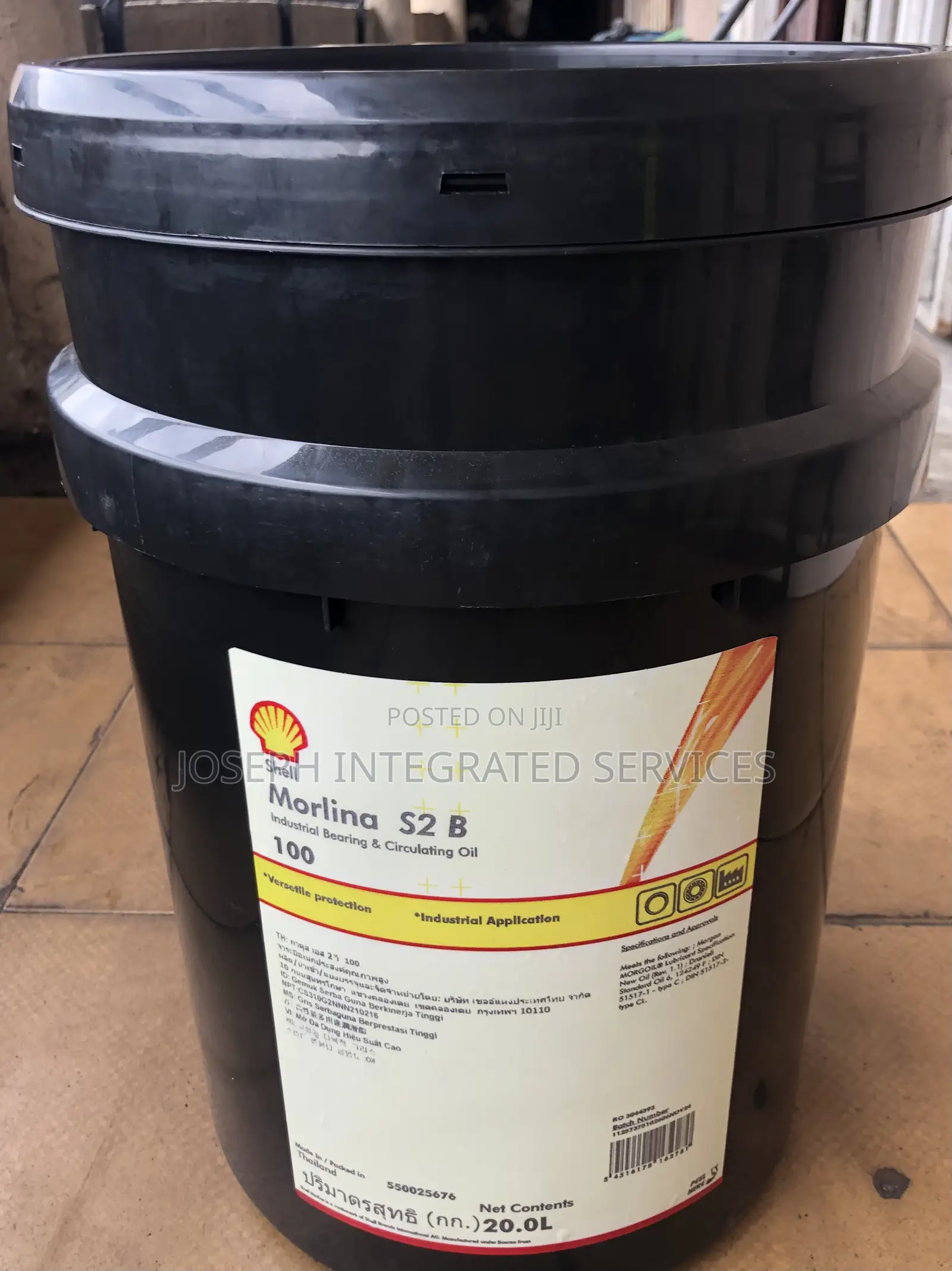 20 Liters Shell Morlina S2 B 100