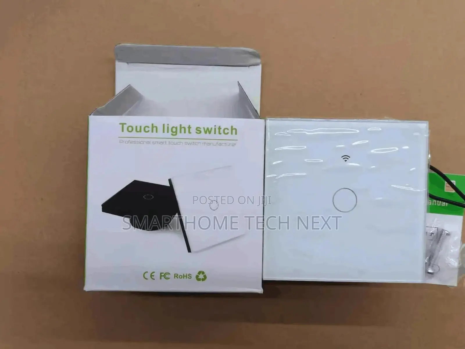 1 Gang White Smart Wifi Light Switch – Tuya Compatible