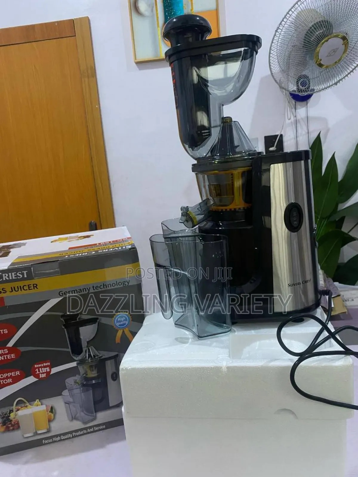 Slivers Criest 550w Slow Juicer | Cold Press Juice Extractor