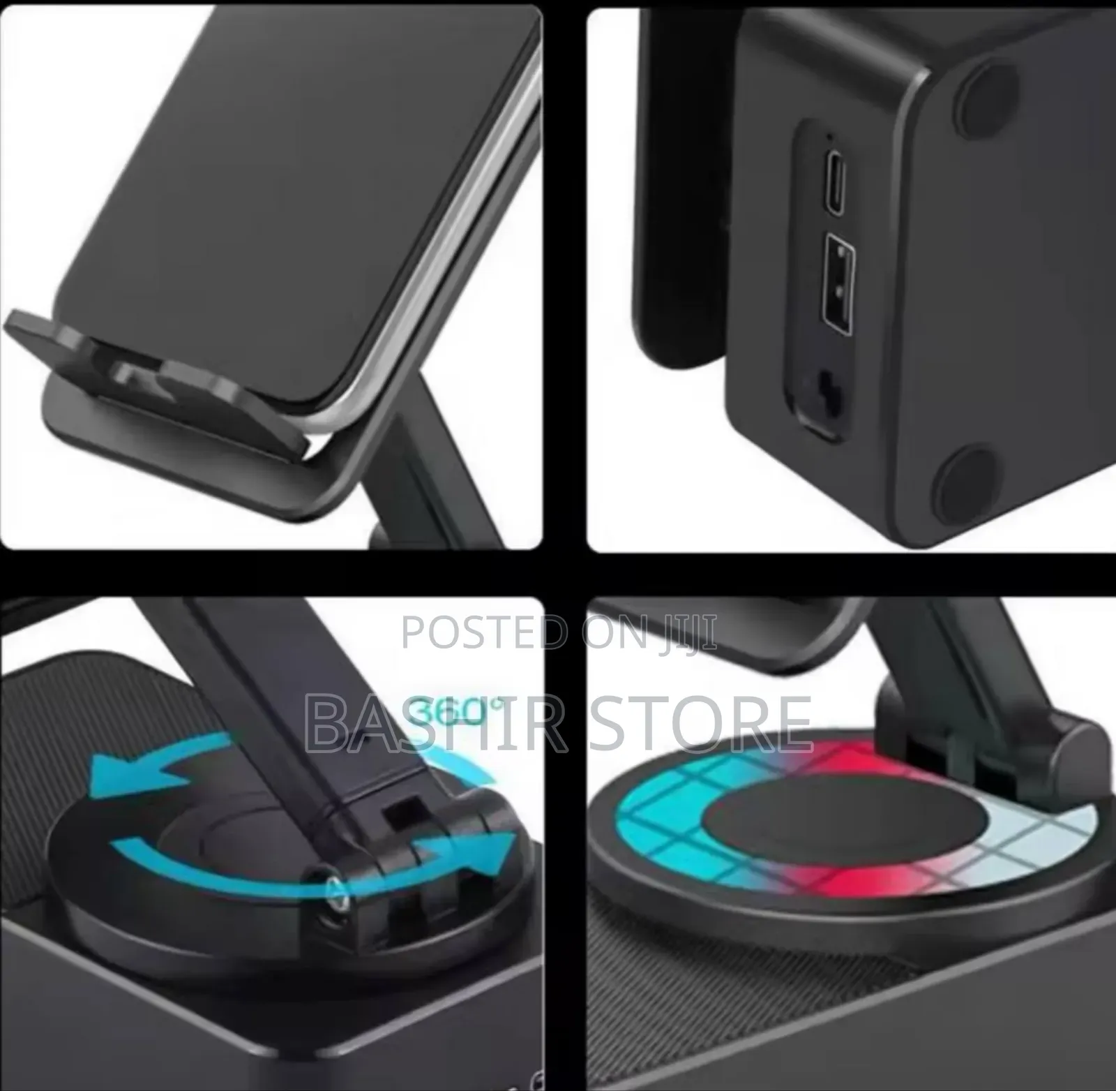 Phone Stand With Bluetooth Speaker