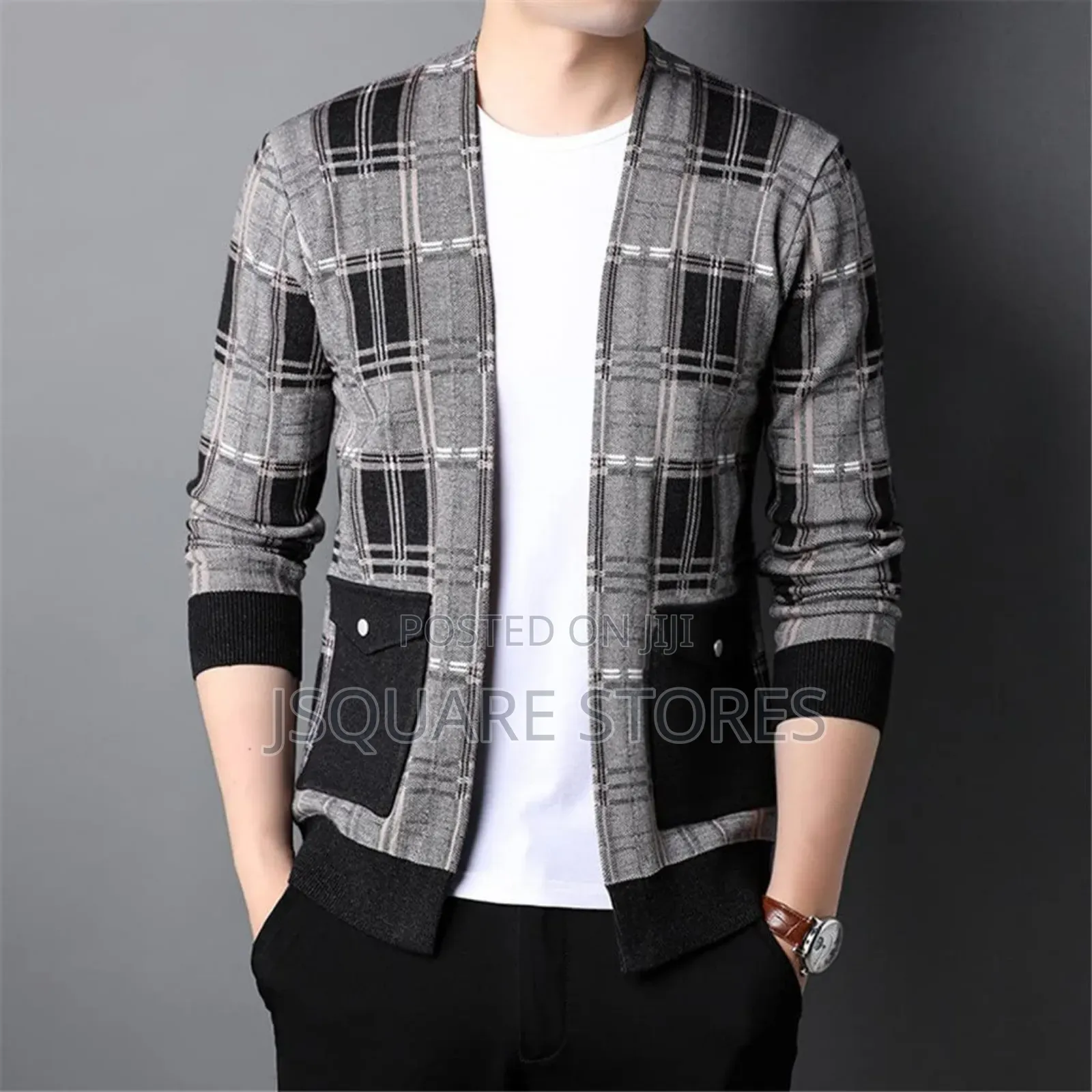 Men Cardigan Blazers