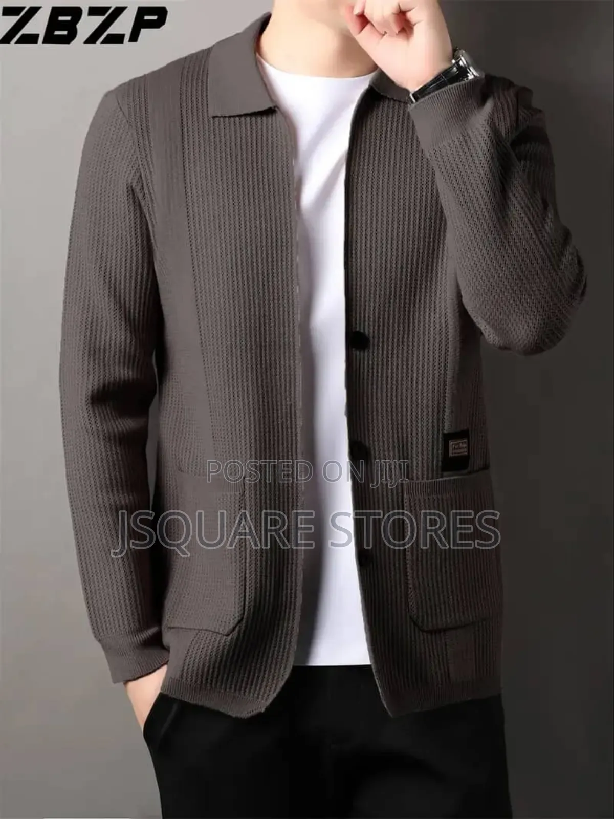 Men Cardigan Blazers