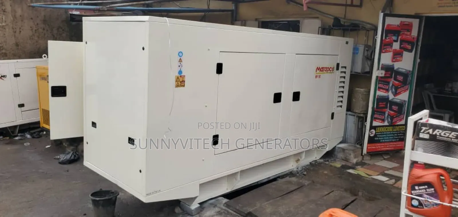 1000se 150kva Perkins Generator Marapco Super Silence Almost New