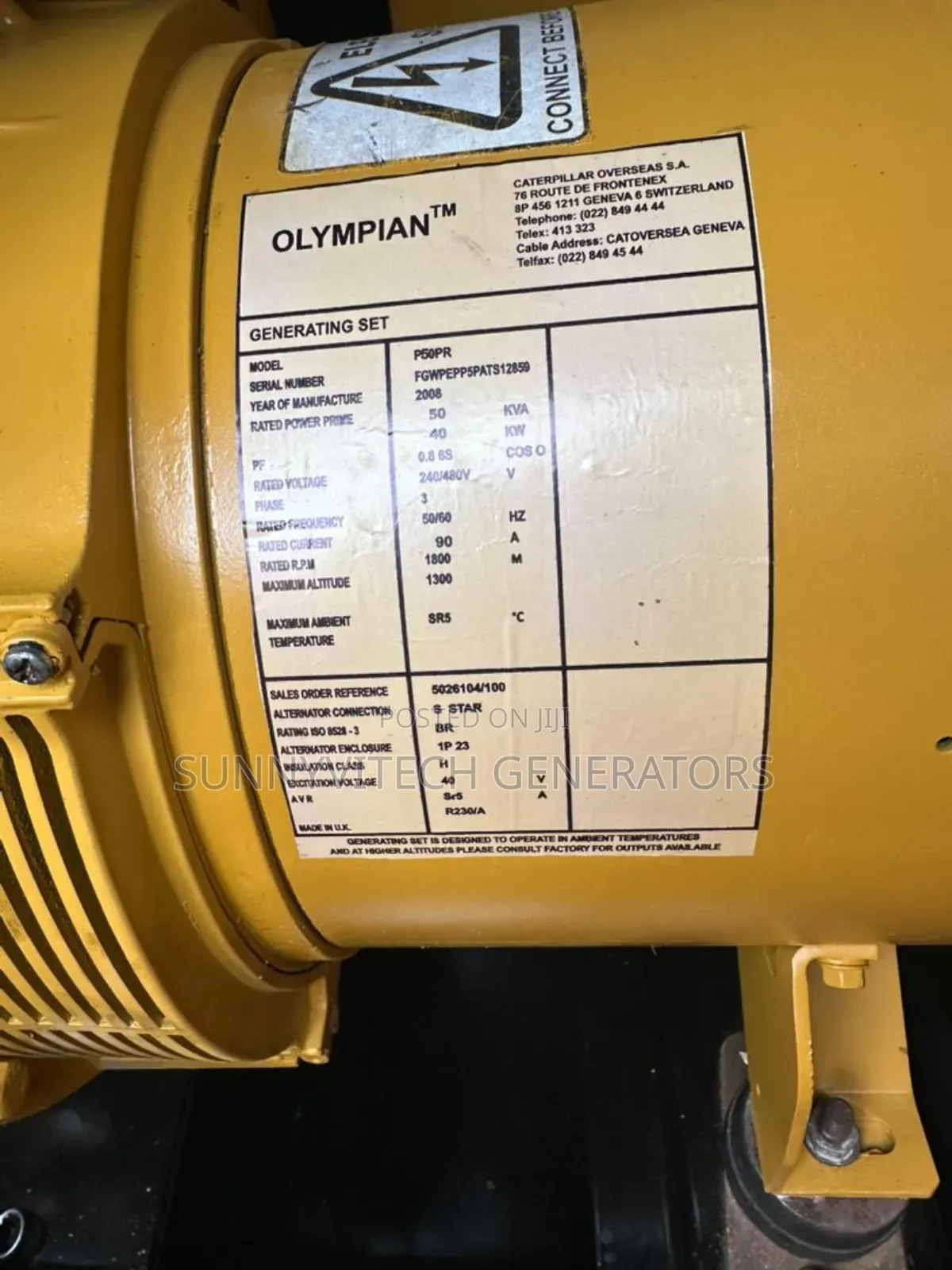 50kva Ecoplus Generator Mantrac Super Silence
