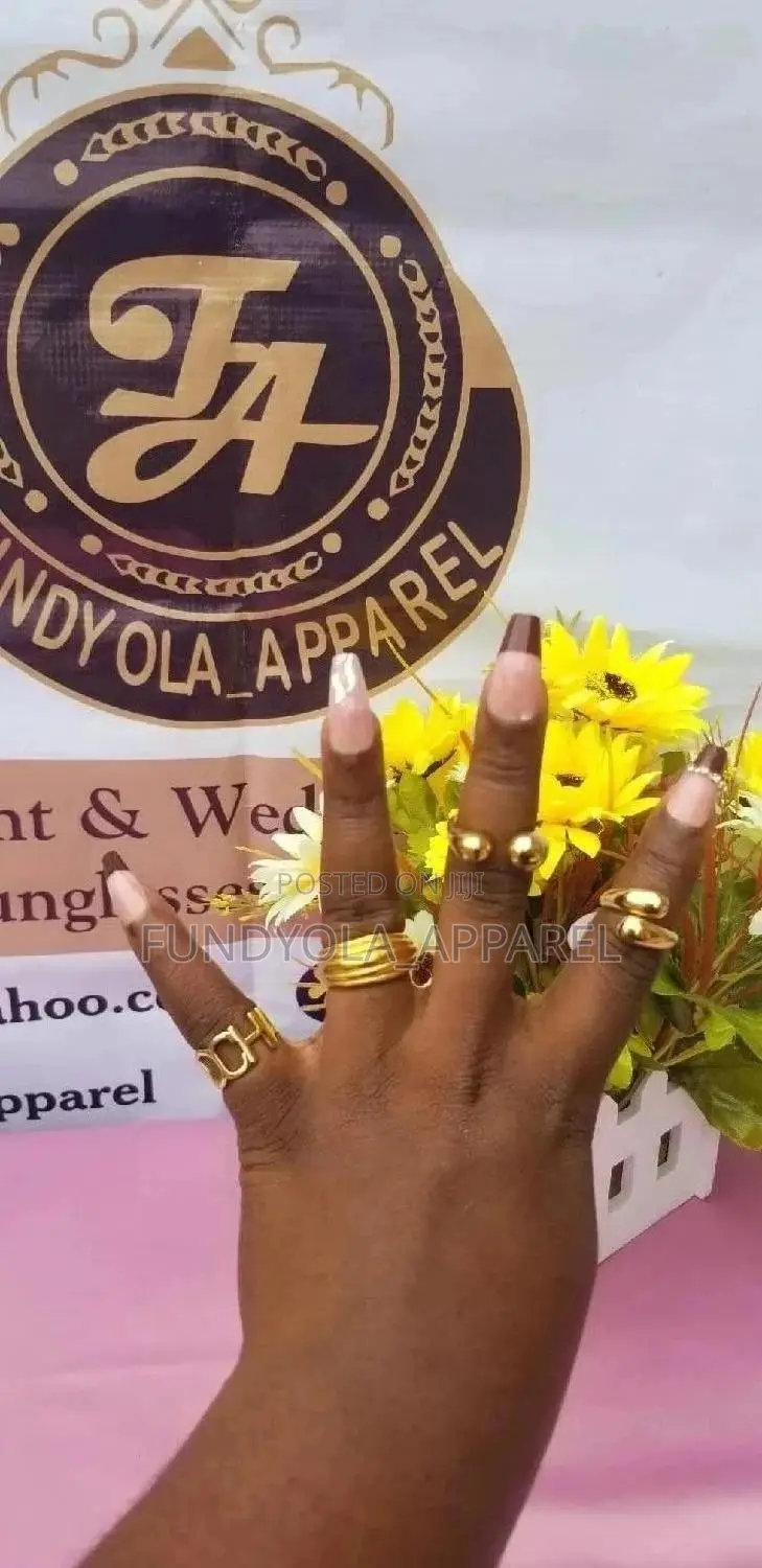 Chunky Fashionable Titanium Rings