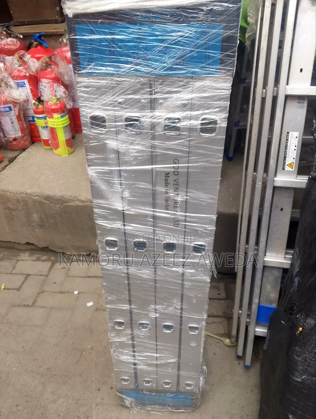 Aluminum Ladder 16 Step Made in Turkish