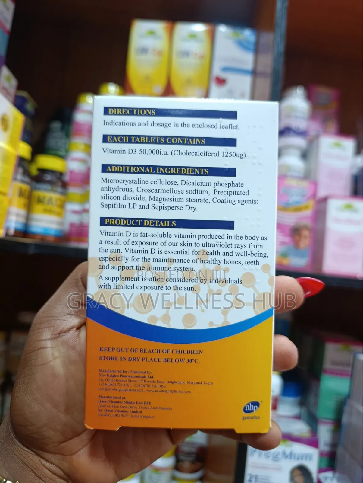 Vitamin D3 50,000iu