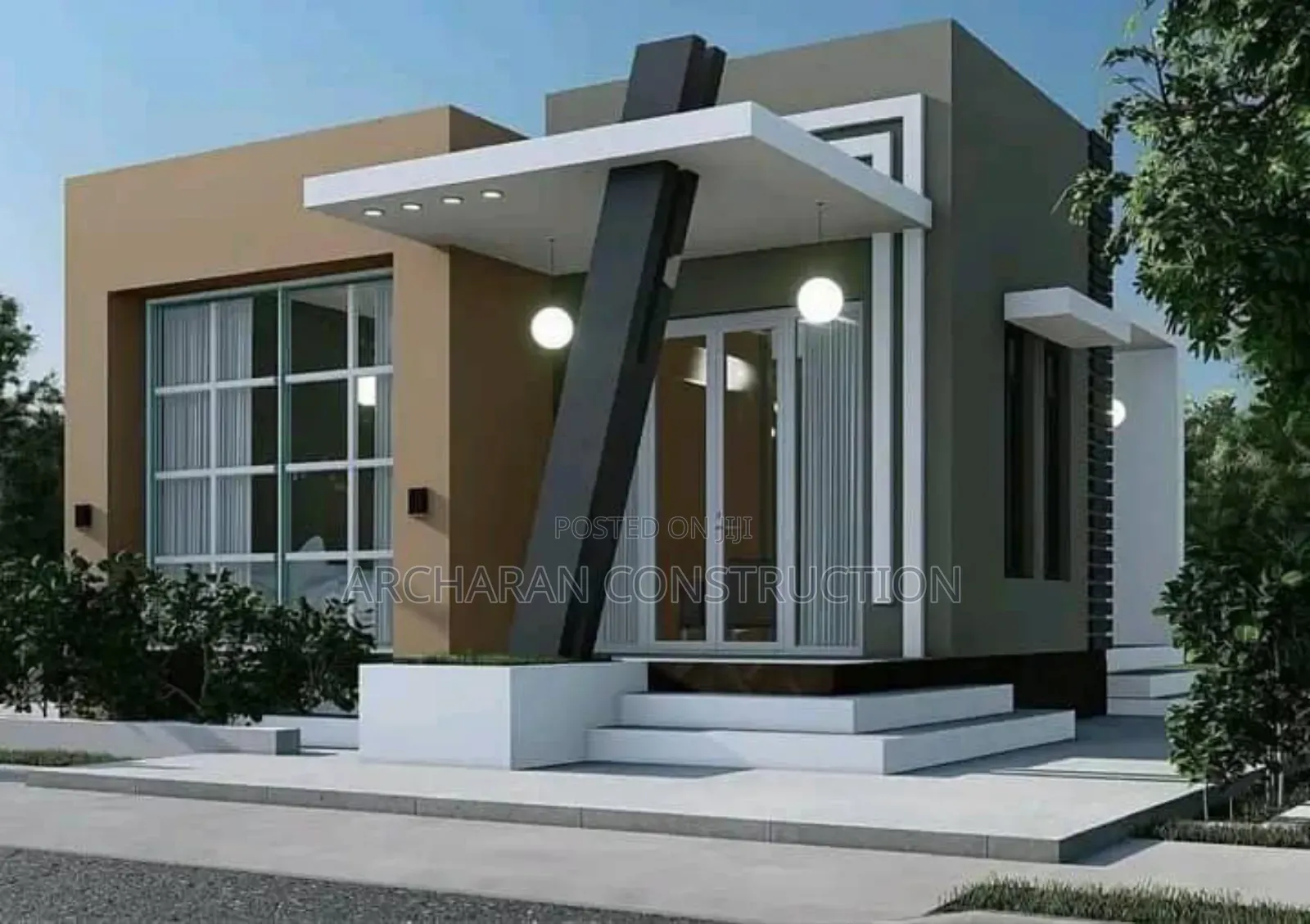5/4 Bedroom Duplex Design and Constructed by Archaran