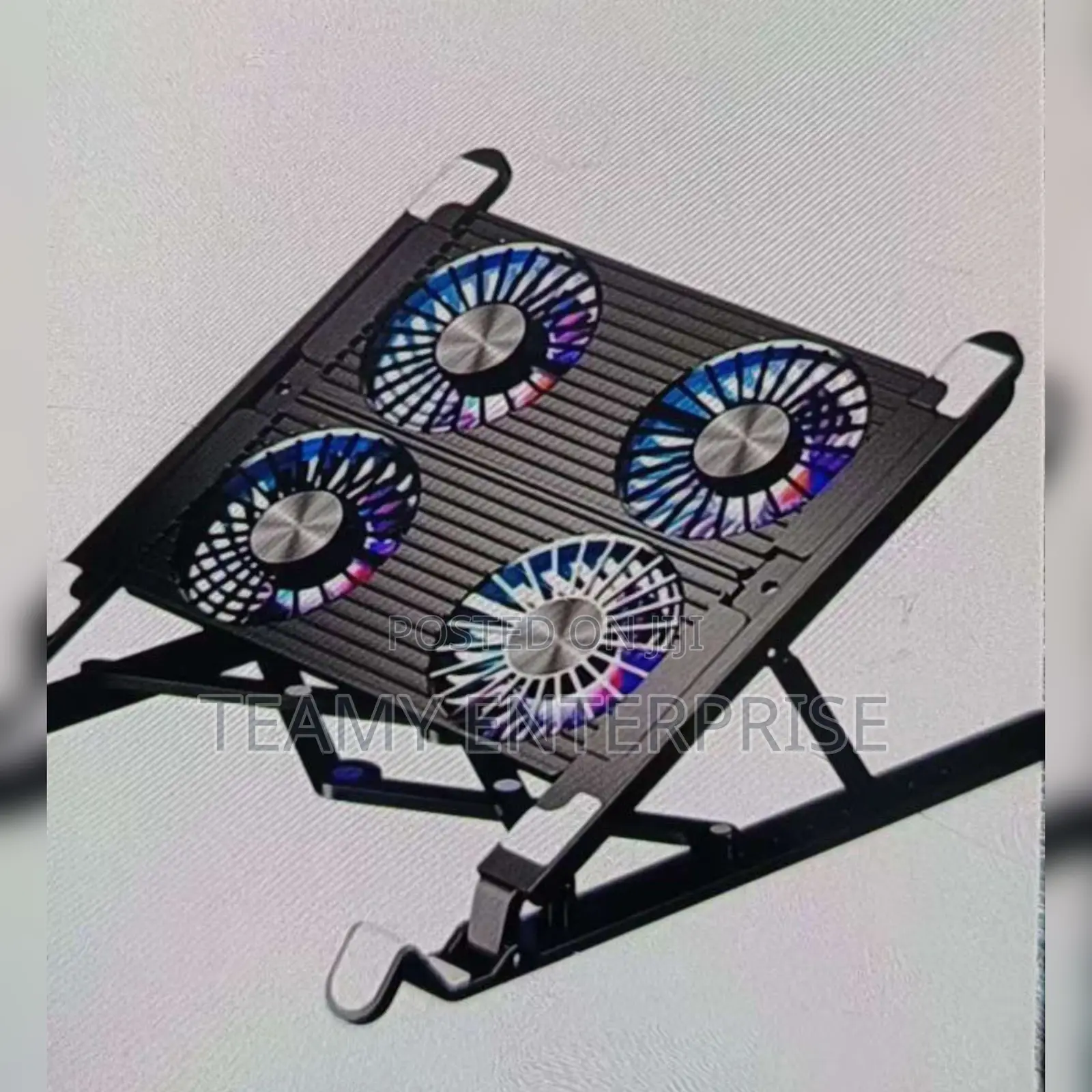 Steel Laptop Stand With 4 Cooling Fans