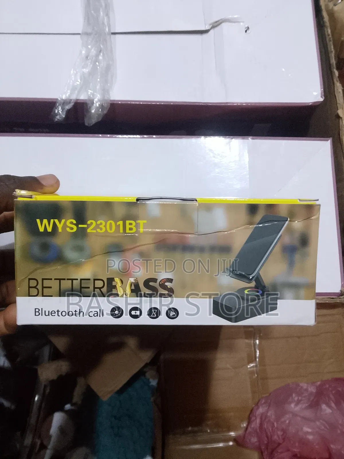 Phone Stand With Bluetooth Speaker